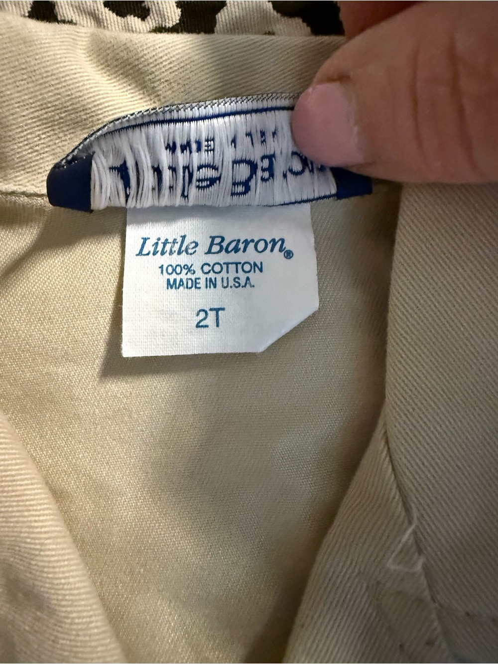 Vintage Little Baron San Diego Zoo Jr Zookeeper Costume Set 2T Safari USA Made - Picture 5 of 7